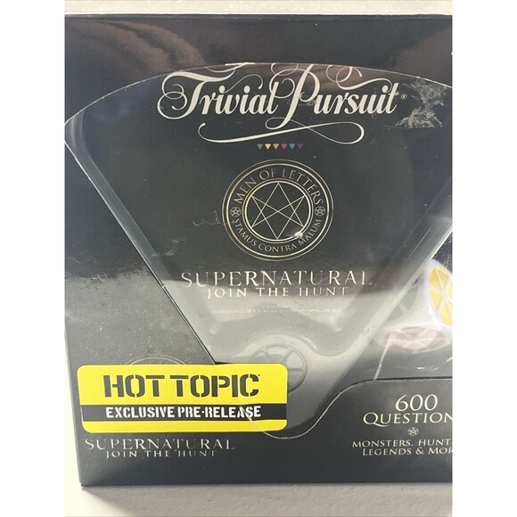 Rare USAopoly Supernatural Trivial Pursuit Hot Topic Exclusive Join The Hunt - Picture 5 of 5